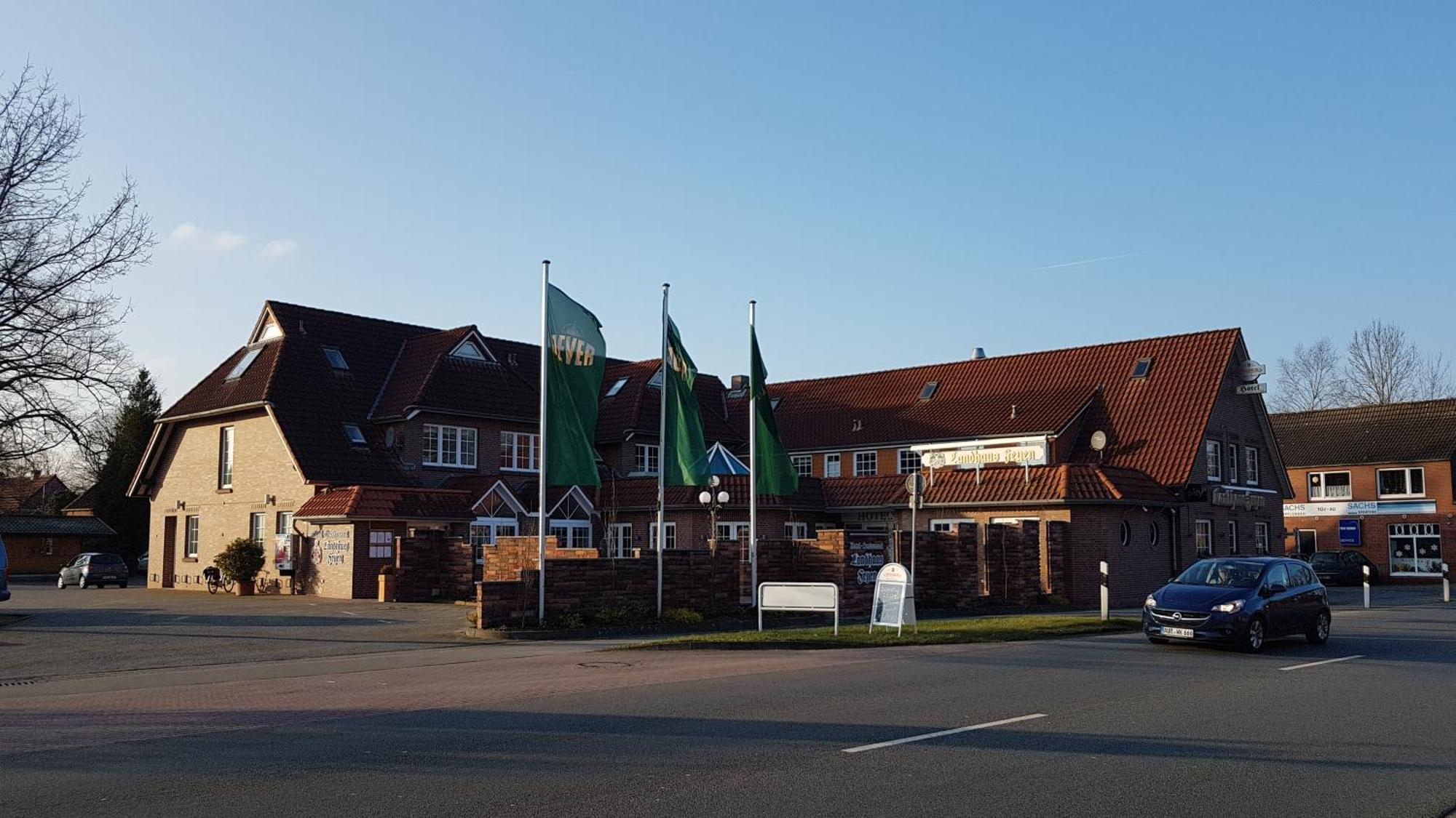 Hotel Landhaus Feyen Grossefehn Exterior foto